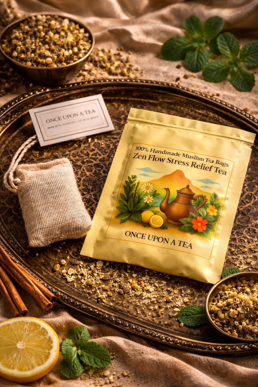 Zen Flow Stress Relief Green Tea Bags