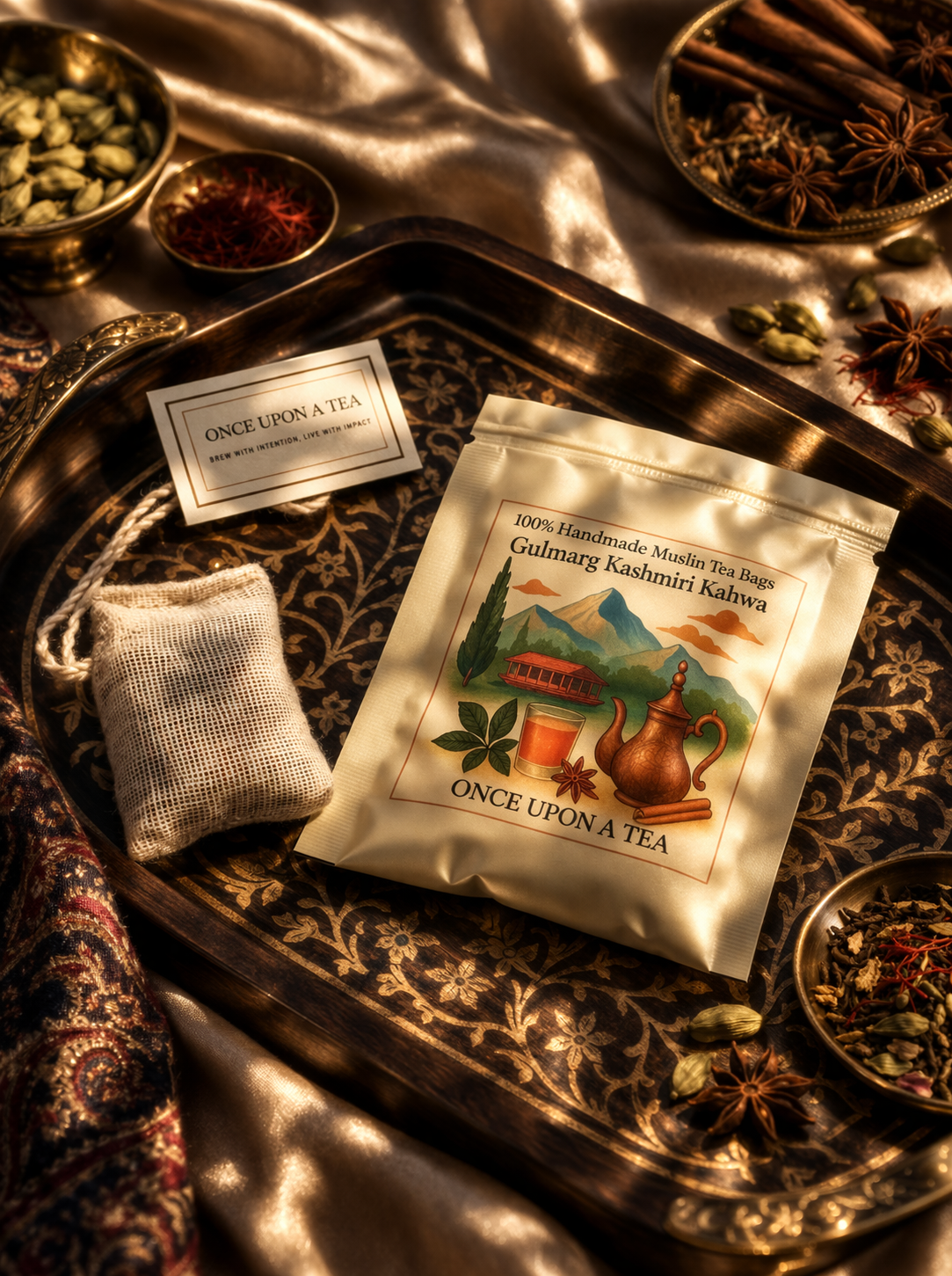 Gulmarg Kashmiri Kahwa Green Tea Bags