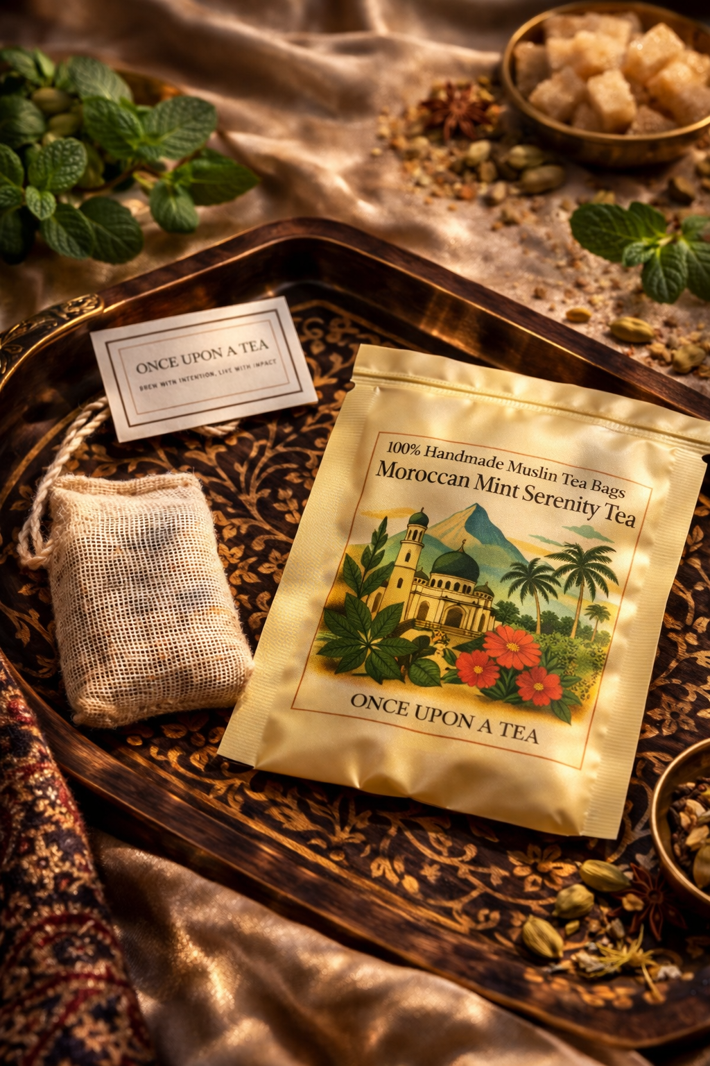 Moroccan Mint Serenity Green Tea Bags